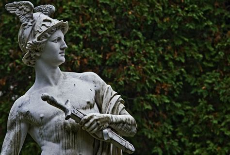 statue of Hermes greek god